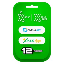 Carto de Ativao in Xplus Card IPTV Xplus App + Cinema App - 1 ANO 